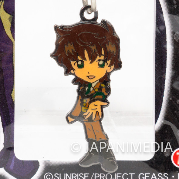 Code Geass Suzaku Kururugi Metal Charm Strap / CLAMP Japanimedia Store FRONT