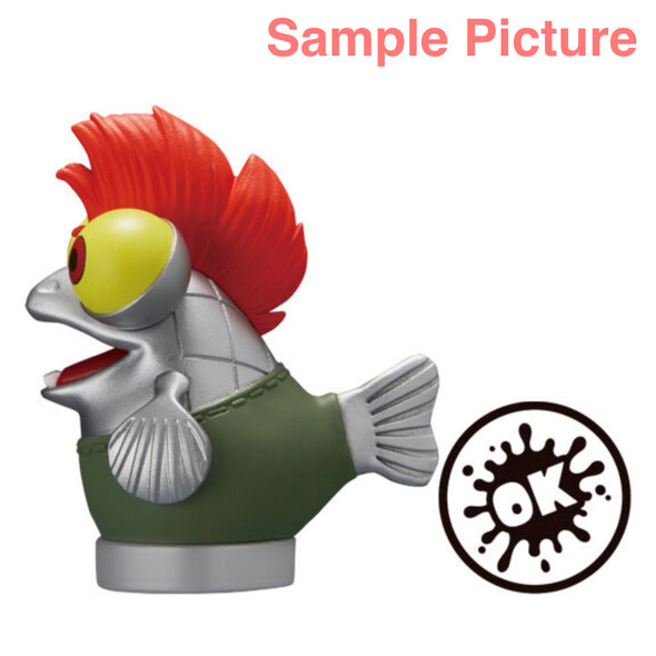 Splatoon 3 Smallfry Mini Figure w/Stamp #2 BANDAI Nintendo Japanimedia Store FRONT