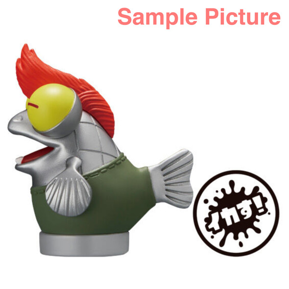 Splatoon 3 Smallfry Mini Figure w/Stamp #4 BANDAI Nintendo Japanimedia Store FRONT