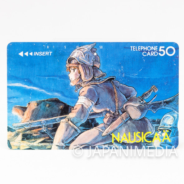 Retro RARE! Nausicaa of the Valley of the Wind Telephone Card JAPAN ANIME Japanimedia Store FRONT