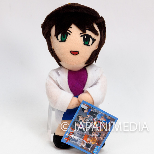 Retro Evangelion Yui Ikari White Coat 8" Plush Doll SEGA JAPAN | Japanimedia Store Front