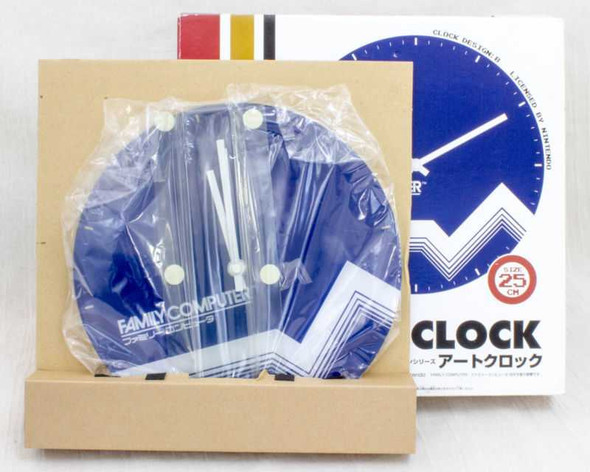 Nintendo Famicom Family Computer Art Wall Clock Blue Ver. Banpresto JAPAN NES Japanimedia Store FRONT