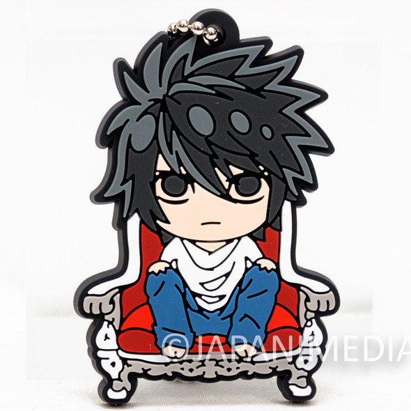 Death Note L Ryuzaki Rubber Mascot Ballchain Takara Tomy Japanimedia Store Front