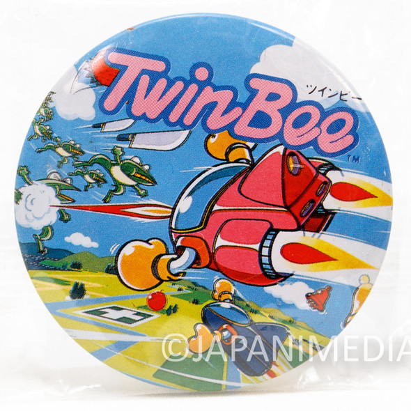 TwinBee Button Can Badge Vintage KONAMI Famicom Japan | Japanimedia Store Front