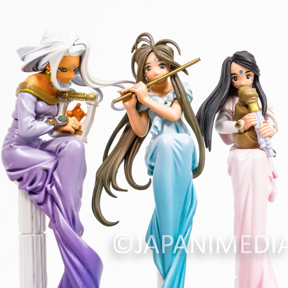 Ah My Goddess Belldandy Urd Skuld Terzetto Figure Set Color Version Japanimedia Store 1