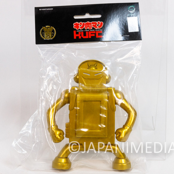 Kinnikuman SteCassette King Soft Vinyl Figure Gold Color Cyclone Joe KUFC Japan Anime Collectible Japanimedia Store Front