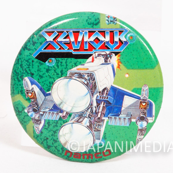 Xevious Can Badge Pin Namco Retro Gaming Famicom NES Japan Collectible | Japanimedia Store Front