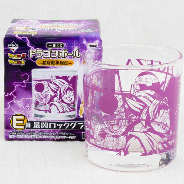 Dragon Ball Z Saikyo Rock Glass Super Rival vs. Freeza Banpresto JAPAN ANIME Japanimedia Store FRONT
