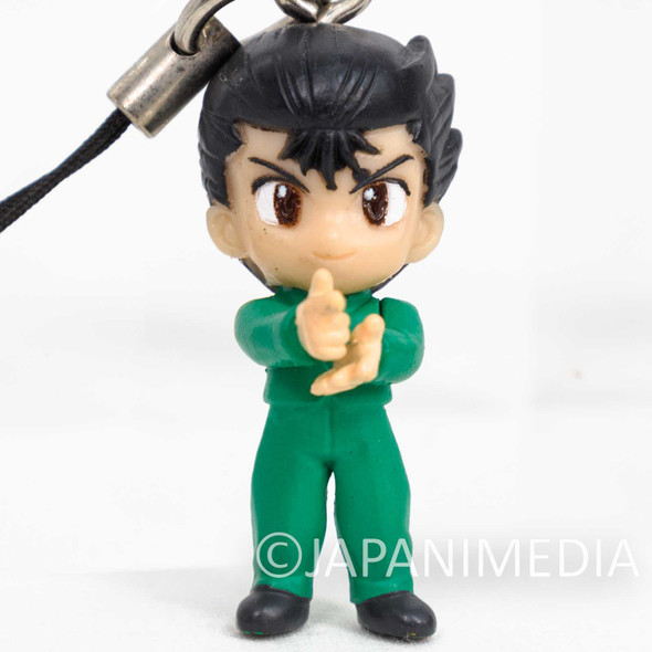 Yu Yu Hakusho Yusuke Urameshi Mascot Figure Strap Bandai JAPAN ANIME MANGA Japanimedia Store FRONT