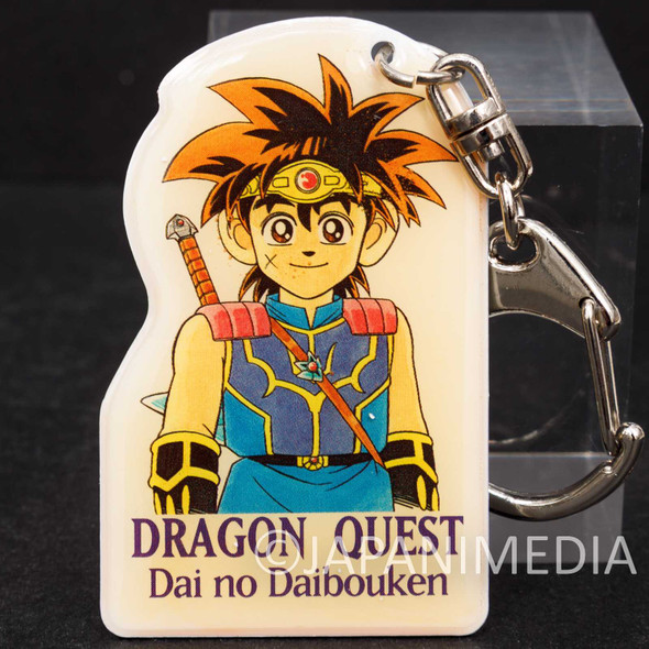 Retro RARE! Dragon Quest: The Adventure of Dai Plate Key Holder Shonen Jump JAPAN ANIME Japanimedia Store FRONT
