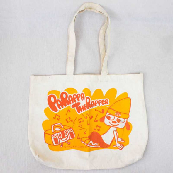 RARE! Parappa The Rapper Tote Carry Bag JAPAN GAME ANIME Japanimedia Store FRONT