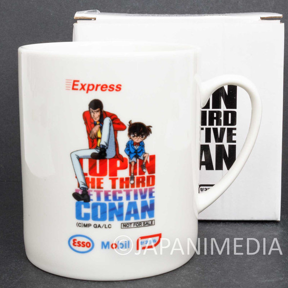 Lupin the Third (3rd) vs Case Closed Lupin & Conan Mug JAPAN ANIME MANGA Japanimedia Store FRONT