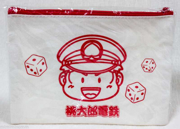 Momotaro Dentetsu 20th Anniversary Mini Pouch Bag Hudson JAPAN ANIME GAME Japanimedia Store FRONT