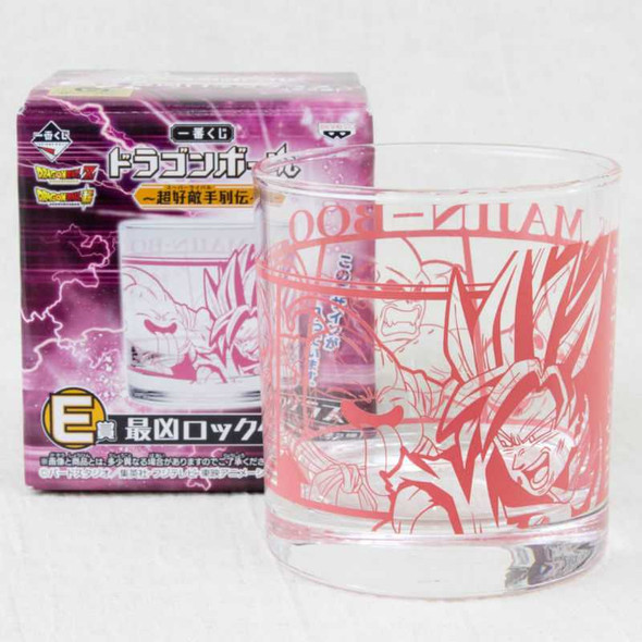 Dragon Ball Z Saikyo Rock Glass Super Rival vs. Majin Boo Banpresto JAPAN ANIME Japanimedia Store FRONT