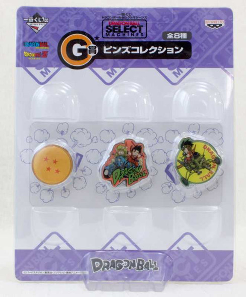 Dragon Ball Z Select Machines Prize G Pins Banpresto 4 JAPAN ANIME MANGA Japanimedia Store FRONT
