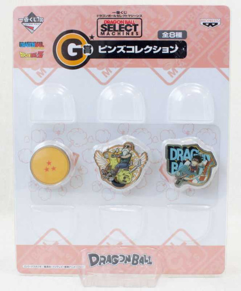 Dragon Ball Z Select Machines Prize G Pins Banpresto 3 JAPAN ANIME MANGA Japanimedia Store FRONT