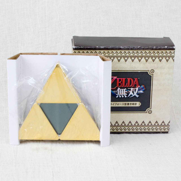 RARE! Zelda Muso Hyrule Warriors Tri-Force Type Alarm Clock JAPAN KOEI NINTENDO Japanimedia Store FRONT