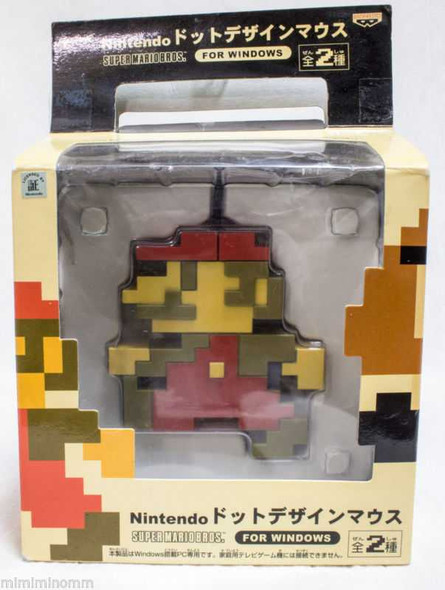 Super Mario Bros. Nintendo Dot design USB Mouse Banpresto JAPAN GAME Japanimedia Store FRONT