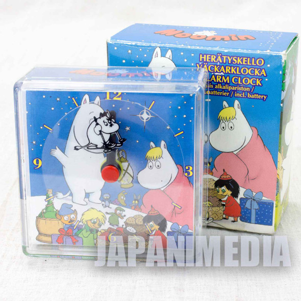 RARE!! Moomin Mini Alarm Clock Tove Janson Japanimedia Store FRONT