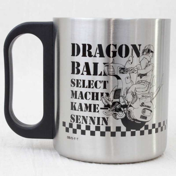 Dragon Ball Z Stainless Mug Kame-sennin on Machine Banpresto JAPAN ANIME MANGA Japanimedia Store FRONT