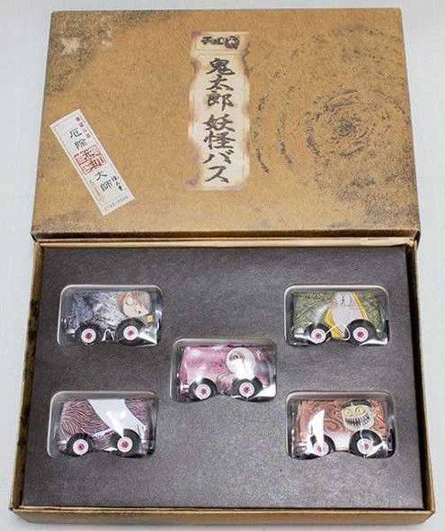 Gegege no Kitaro Choro Q Yokai Bus 5 set Limited Edition 3000 JAPAN ANIME Japanimedia Store FRONT
