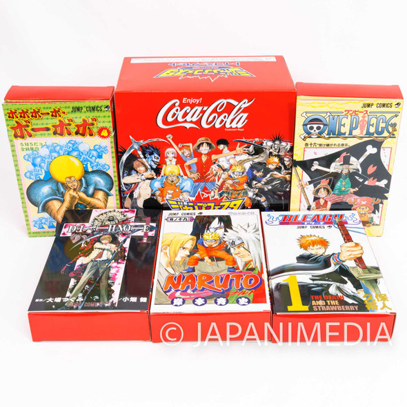Coca Cola x Shonen Jump Festa 2005 Toy Comic Set Figure JAPAN Japanimedia Store FRONT