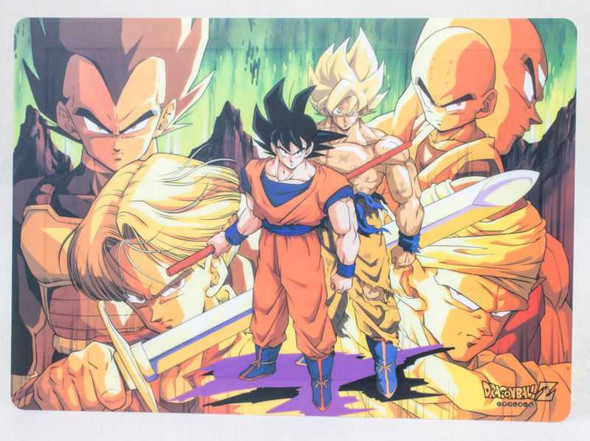 Dragon Ball Z Plastic Pencil Board Pad Shitajiki Gokou Vegeta Trunks JAPAN Japanimedia Store FRONT