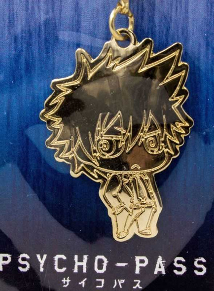 Psycho-Pass Shinya Kogami Petit Metal Charm Mobile Strap JAPAN ANIME MANGA Japanimedia Store FRONT
