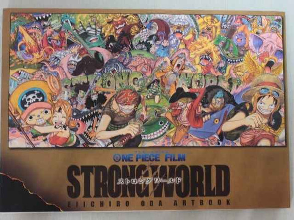 ONE PIECE -Strong World- Film Original Sketches Character Setting Art Book JAPAN Japanimedia Store FRONT