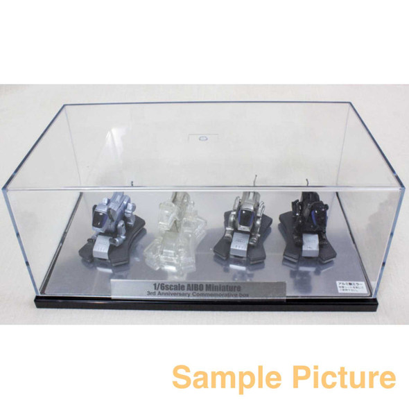 AIBO 1/6 Scale Miniature Figure 3rd Anniversary Commemorative Box Kaiyodo JAPAN Japanimedia Store FRONT