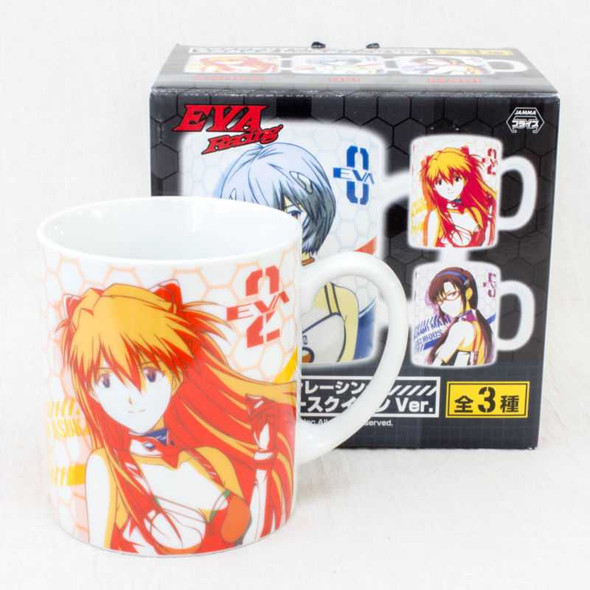 Evangelion Asuka Langley (Race Queen) EVA Racing Mug SEGA JAPAN #1 Japanimedia Store FRONT