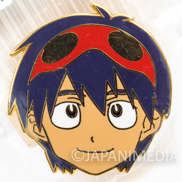 Gurren Lagann Simon Pins Badge JAPAN GAINAX Japanimedia Store FRONT