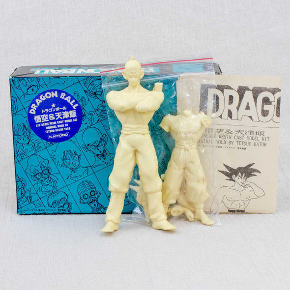 Dragon Ball Z Son Gokou & Tenshinhan 1/12 Scale Soft Vinyl Model Kit Kaiyod Japanimedia Store FRONT