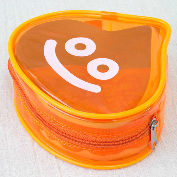 Dragon Quest Slime Clear Color Orange Mini Pouch Bag JAPAN GAME Japanimedia Store FRONT