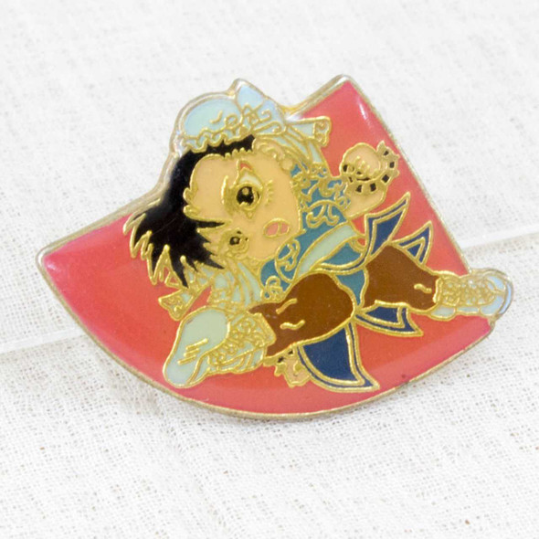 Street Fighter 2 Metal Pins Badge Chun Li Capcom Character JAPAN GAME Japanimedia Store FRONT