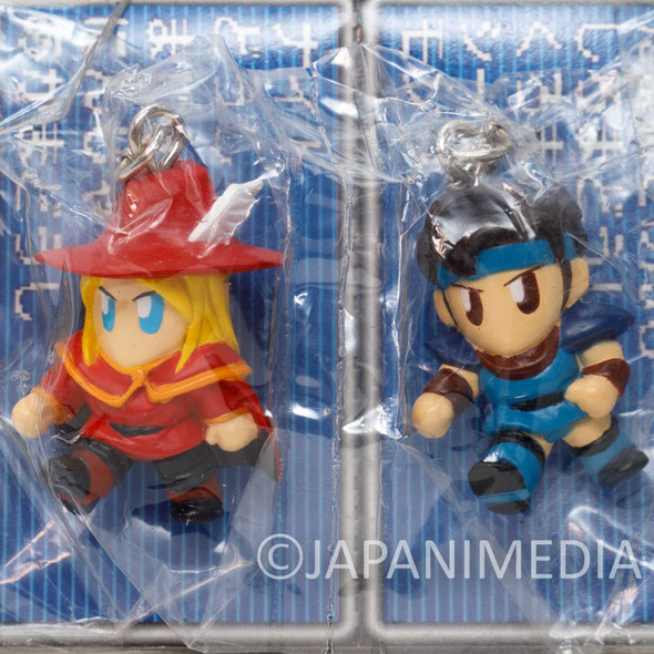 Final Fantasy Series Red Mage + Monk Figure Mascot Banpresto JAPAN SUARE ENIX Japanimedia Store FRONT