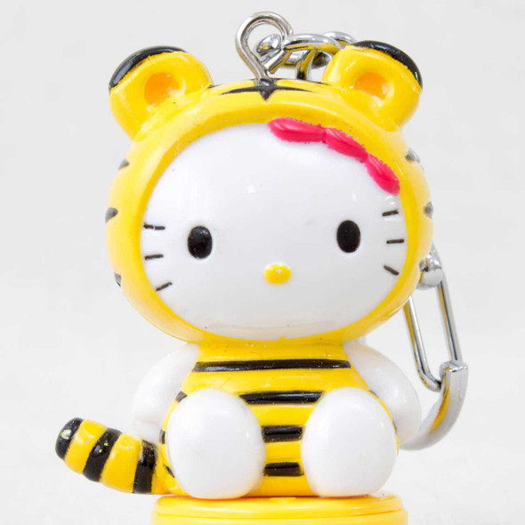Hello Kitty x Tiger Cosplay Figure Keychain Sanrio JAPAN ANIME MANGA Japanimedia Store FRONT