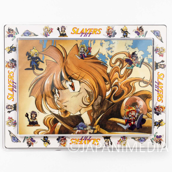 RARE! Slayers Try Photo Frame [Rina Gourry Ameria Zelgadiss Filia Xelloss] JAPAN Japanimedia Store FRONT