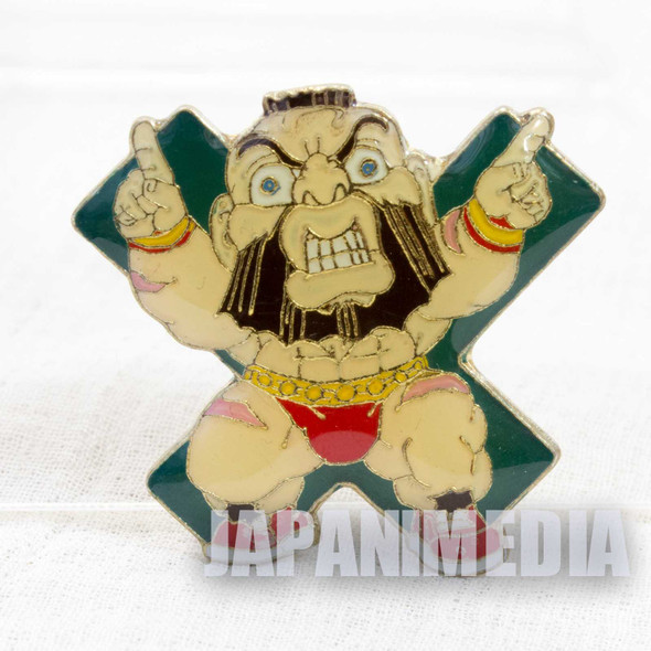 Street Fighter 2 Metal Pins Badge Zangief Capcom Character JAPAN GAME 3 Japanimedia Store FRONT
