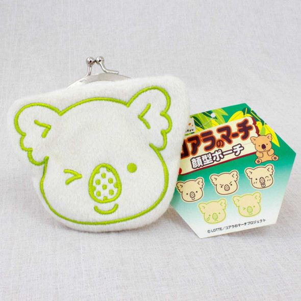 Koala's March Face Type Coin Case Mini Pouch Furyu JAPAN FOOD LOTTE 3 Japanimedia Store FRONT
