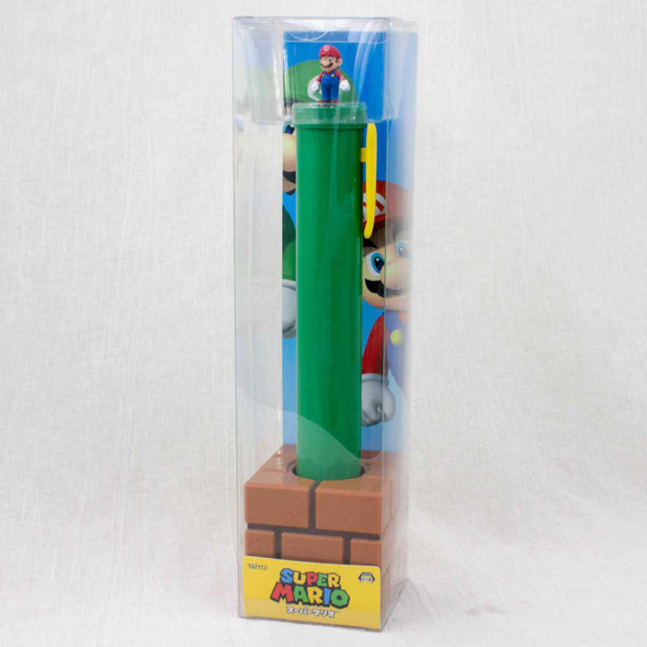 Super Mario Bros. Figure Clay Pipe Type Big Ballpoint Pen Taito JAPAN FAMICOM Japanimedia Store FRONT