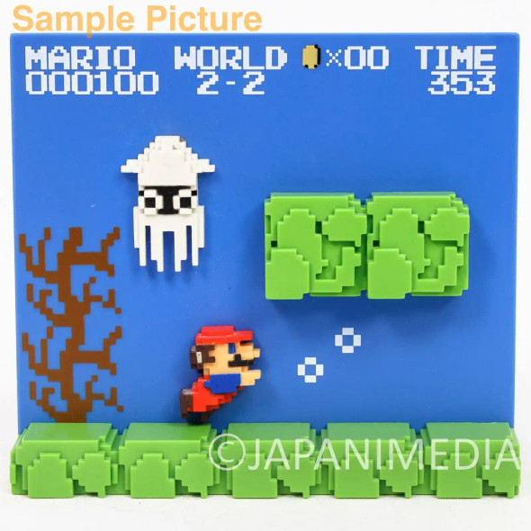 Super Mario Bros. Stage Figure 2-2 Nintendo Dotgraphics / JAPAN NES FAMICOM Japanimedia Store FRONT