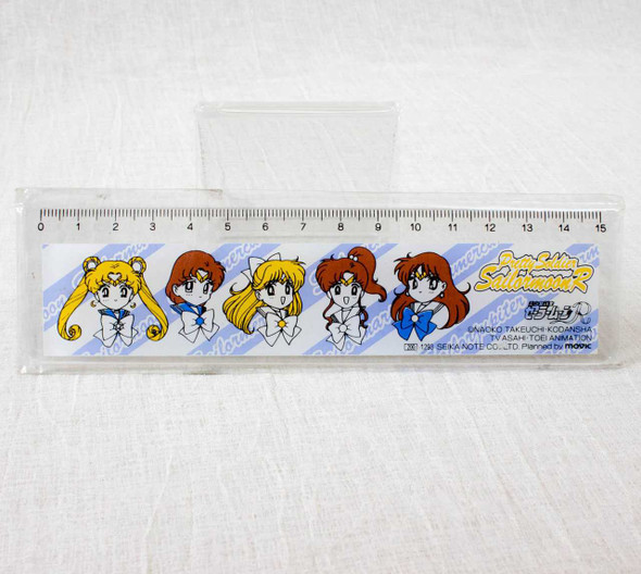 Retro RARE! Sailor Moon R Ruler 15cm SEIKA NOTE JAPAN ANIME MANGA Japanimedia Store FRONT
