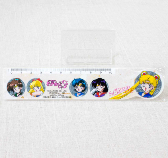 Retro RARE! Sailor Moon S Ruler 15cm SEIKA NOTE JAPAN ANIME MANGA Japanimedia Store FRONT