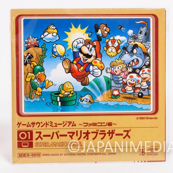 Super Mario Bros Game Sound Museum CD Retro Game Music Japan Famicom Nintendo Japanimedia Store Front