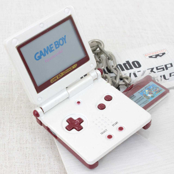 Nintendo Game Miniature Figure Key Chain Game Boy Advance SP & Super Mario Bros Japanimedia Store FRONT