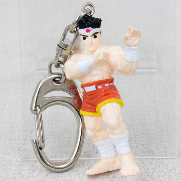 Retro RARE! Fatal Fury Special Joe Higashi Figure Key Chain SNK 1993 JAPAN GAME Japanimedia Store FRONT