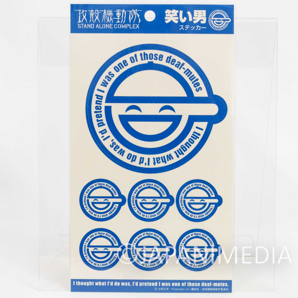 Ghost in the Shell SAC Stickers Laughing Man JAPAN Japanimedia Store FRONT