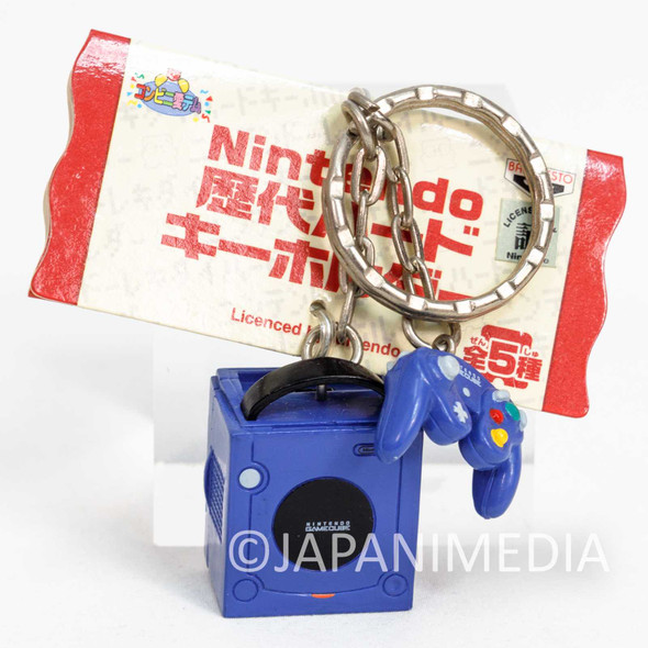 Nintendo Game Console History Miniature Figure Key Chain Game Cube JAPAN Japanimedia Store FRONT