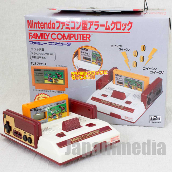 Nintendo Famicom Type Figure Alarm Clock Mario Bro. Ver. Banpresto JAPAN Japanimedia Store FRONT